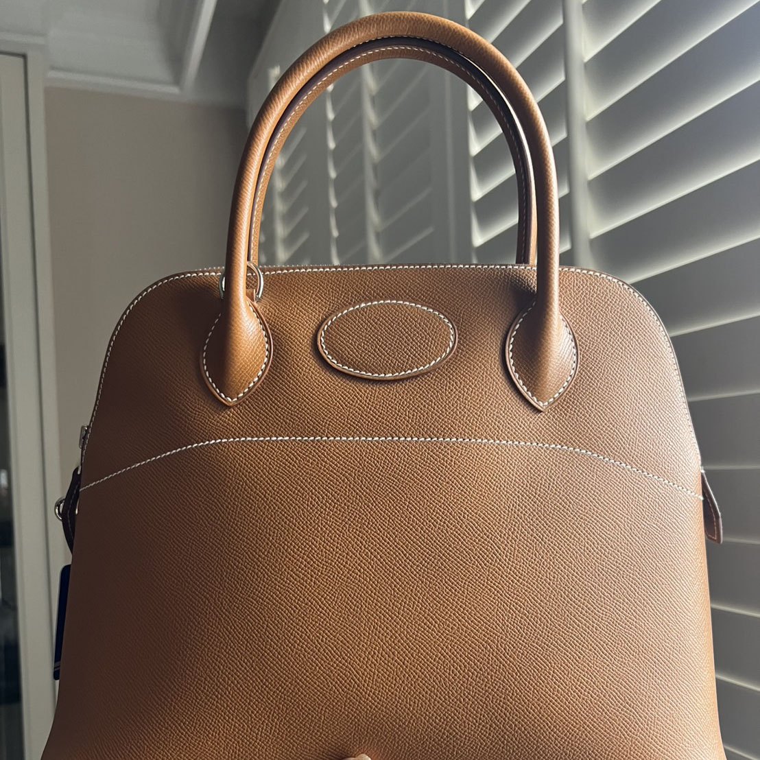 Hermes bolide31金棕銀扣